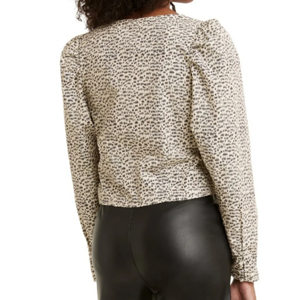 NWT Levi's Teegan Notch Print Cotton Blouse Sz L & XL - Picture 9 of 9